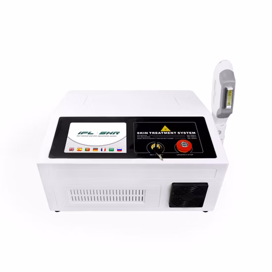 Professionale Ice Cool IPL Opt Sh Laser Rinforzamento della pelle Sbiancamento Lentiggine Rimozione dell'acne Macchina permanente di bellezza per la depilazione